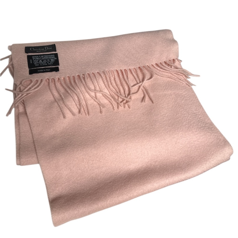 Dior Soft Pink Cashmere Wrap